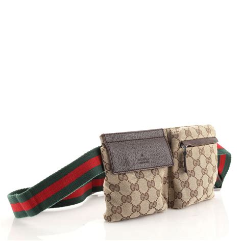 gucci vintage belt bag logo|authentic gucci belt bag.